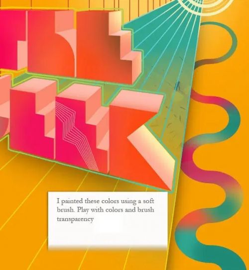 آموزش طراحی تصویر تایپوگرافی سه بعدی در فتوشاپ